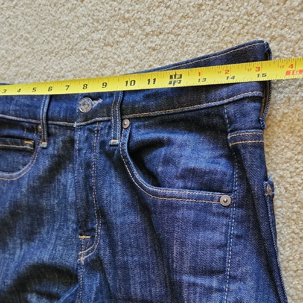 7 For All Mankind Jeans Mens Straight Blue Sz 30
